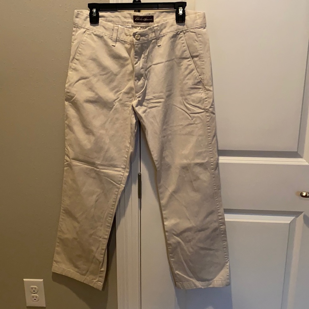 Eddie Bauer light khakis